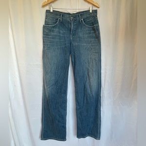 Citizens of Humanity Mid-Rise Wide legged blue Jeans